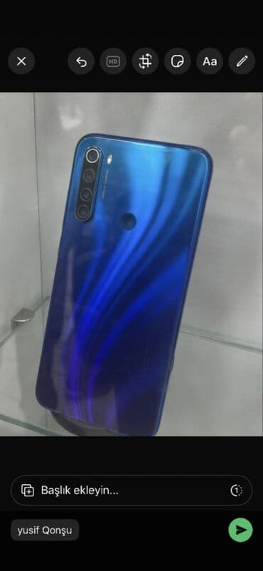 продать старый телевизор: Salam telfon idyaldi zavod heçnəyi dəyşlməyib - Telefon (mavi) - Arxa — 8