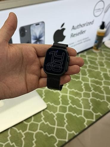 Smart saat, Apple, Sensor ekran, rəng - Qara