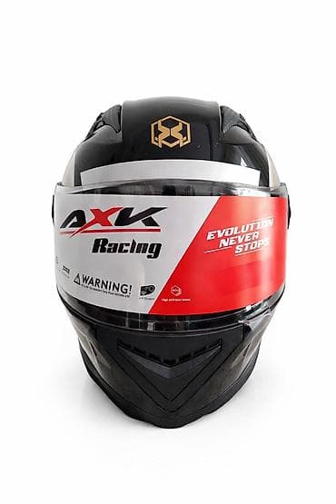 moto debilqe: AXK Racing tam üzlü moto dəbilqə - Model: GTSAXK MAX (Racing — 5