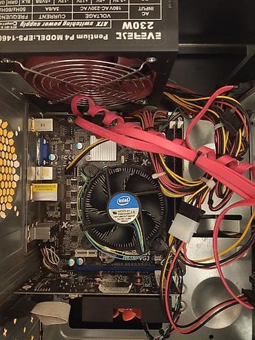 Monitorlar: Xüsusiyyətləri: Ana plata-Asrock H61M-VG3 DDR3 Processor-Intel Core i3 — 3