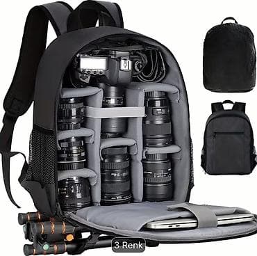 video reqstrator: Fotoqrafiya üçün çoxməqsədli kamera çantası/backpack - Daxili — 1
