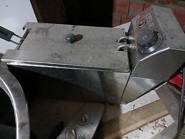 fırın sobası: Sənaye tipli elektrik fritoz – CESUR markası - Paslanmayan poladdan — 1