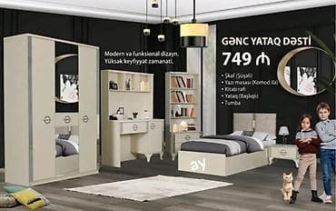 *Gənc Yataq Dəsti* ✔️ Müasir dizayn ✔️ Rəng seçimi mövcuddur ✔️
