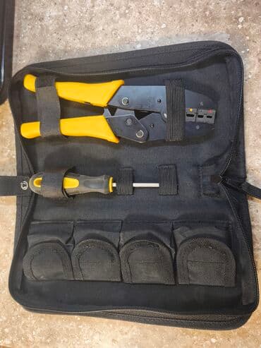 dəstlər: Çoxfunksiyalı pres aləti dəsti Tərkib: - Sarı-qara tutacaqlı, qıfıllı — 1