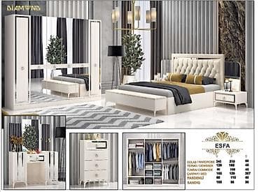 masa ve oturacaqlar: İkinəfərlik çarpayı, Dolab, Termo, Tumba, Yeni — 1