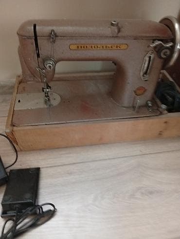 et masini: Podolsk tikiş maşını – mexaniki, elektrik pedalı ilə - Marka/model — 3