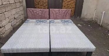 şəxsi əşya: Təzə çarpayılar. 1 nəfərlik çarpayılar 60manat. 2 nəfərlik taxt — 8