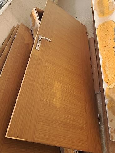 Taxta naxışlı daxili qapı dəsti - Material: MDF/Laminate örtüklü — 1