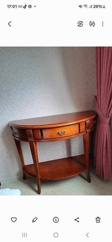 Açılmayan, Taxta, Oval masa