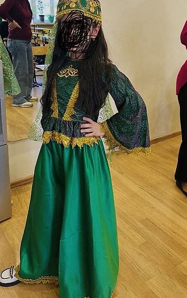 Uşaq üçün milli rəqs geyimi dəsti 7. 8 yas usaq ucun uygundur 1 defe