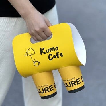 daş stəkan: İki stəkan üçün nəzərdə tutulmuş bu daşıyıcı, içkilərinizi asanlıqla — 2