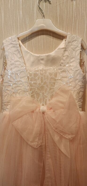 şifon donlar 2023: Uşaq üçün ziyafət/libas paltarı - Brend: Monita (asqıda göstərilir) - — 5