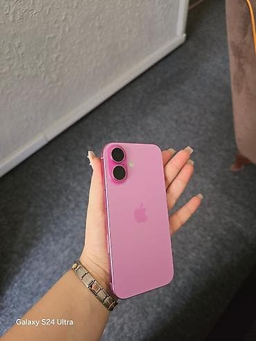 data kart: IPhone 16, 128 GB, Çəhrayı, Barmaq izi, Face ID — 1