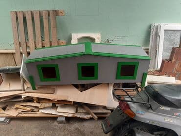 quş yuvası düzəltmək: Üç yuvalı pişiklər üçün geniş su keçirməyən davamlı matrealdan — 5