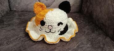 Dəstlər: Xəttli toxunma uşaq panaması – pişik temalı - Model: əl ilə toxunmuş — 1