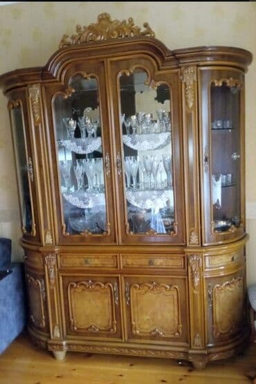 входные двери со стеклом и ковкой: Açılan, 4 qapılı Düz dolab, Servant — 1