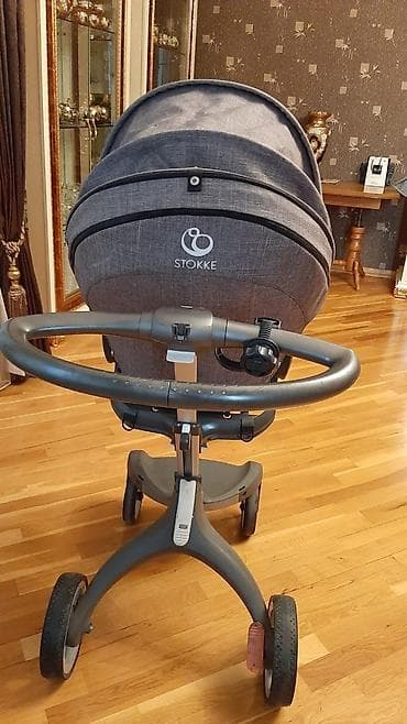 Аксессуары для колясок: Stokke kolyaska, seliqeli islenib, iki dene başligi (lulka) var, biri — 5