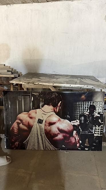 desmalar: - Məhsul: Fitnes zalı üçün böyük dekorativ posterlər (bodybuilding — 10