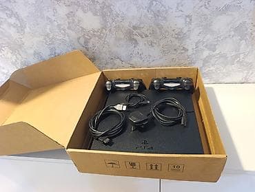 kredit playstation: PS4 500gb əla vəziyətdə, zavod plombu üzərində, 2 original pult +20 — 7