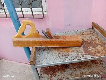 elektrikli bağ qaycısı: Taxta əl rende­si (marangoz rende­si) - Korpus: möhkəm ağacdan, arxa — 2