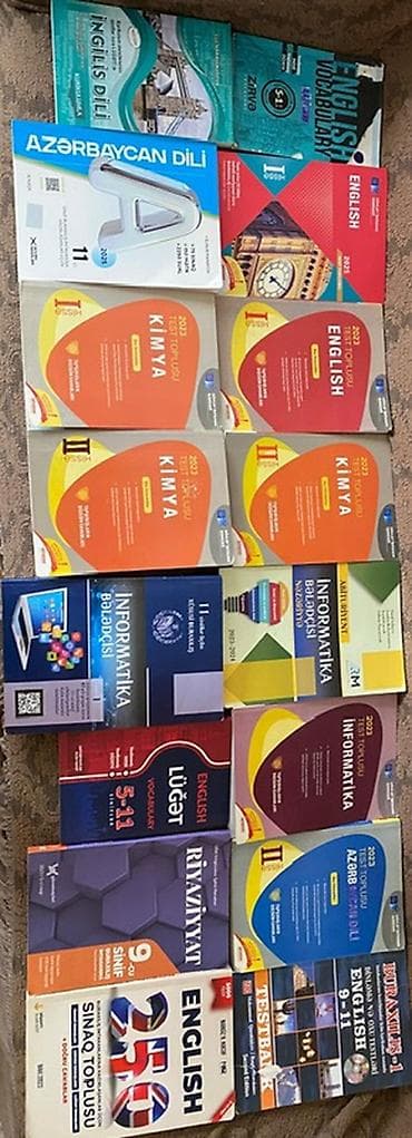 детская палатка с тоннелем: Yarı qiymət Dərs və hazırlıq üçün geniş seçmə kitablar dəsti — 2