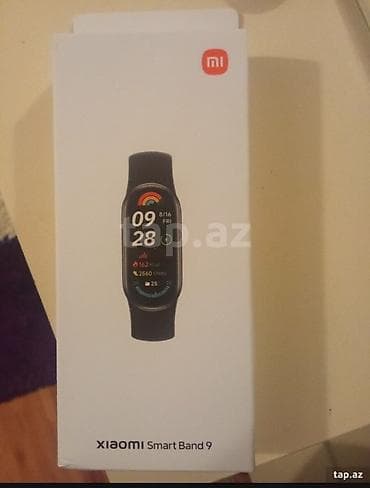 Smart qolbaqlar: Yeni, Smart qolbaq, Xiaomi, Bildirişlər, rəng - Qara — 1