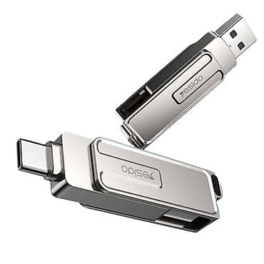 Kateqoriya: Flash yaddaşlar Məhsul: Yesido FL17 2-in-1 USB 3.0 +
