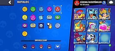 kostum: Brawl Stars hesabı – yüksək səviyyəli kosmetikalar və böyük kubok — 5
