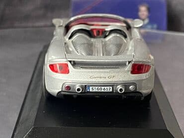 metbex tavan modelleri: Коллекционная модель Porsche Carrera GT Cabriolet type 980 silver — 16
