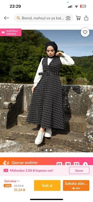 boyuk bədən donlar: Gündəlik don, Maksi, M — 1