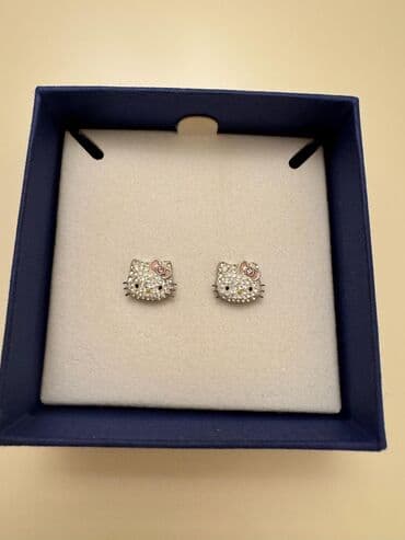 детские лонгсливы: Sırğa, Swarovski, Gümüş, Ünvandan götürmə — 2