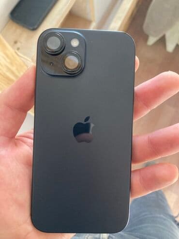 iphone 16 yığılma: IPhone 15, Qara, Face ID — 1