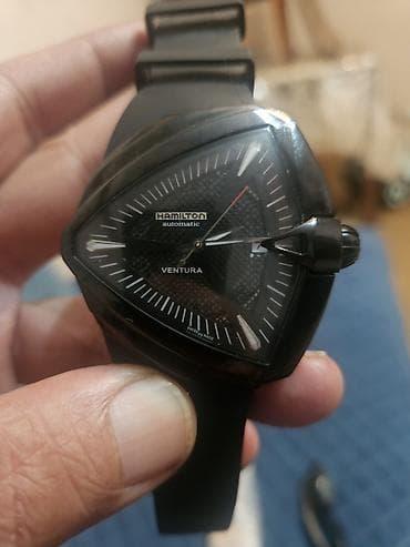 Çantalar: Qol saatı, Hamilton, rəng - Qara — 1