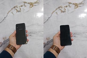 kondinoner islenmis: Samsung Galaxy A20, 32 GB, rəng - Qara, Zəmanət, Sensor, Barmaq izi — 1