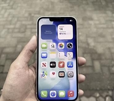 işlenmiş iphone: IPhone 13, 128 GB, Ağ, Zəmanət, Simsiz şarj, Face ID — 2