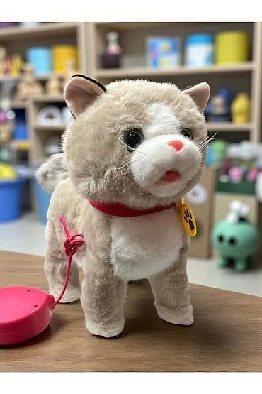 pişik qovan aparat: Uzaqdan idarə olunan interaktiv pişik oyuncağı - Yumşaq plyuş — 2