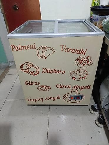 soyuducu satılır: Sürgülü şüşə qapaqlı vitrin dondurucu - Tip: üfüqi tipli vitrin — 1