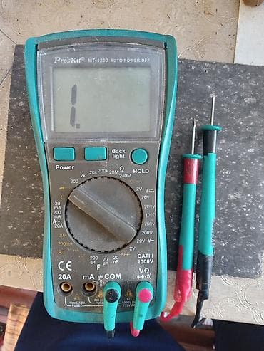 nitrat tester: Multimetr, Proskit, Rəqəmsal — 1