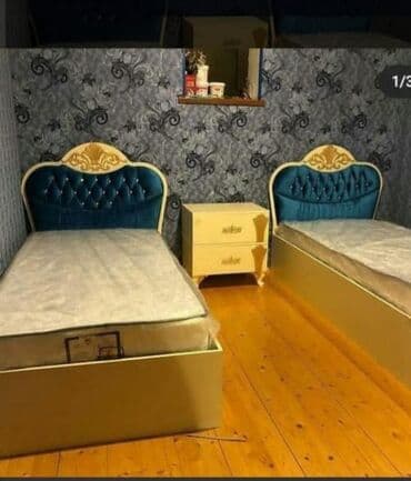 темир краватлар: Новый, Односпальная кровать, Без подьемного механизма, Без матраса, Без выдвижных ящиков, Азербайджан — 2