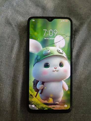 Redmi 9T, 128 GB, rəng - Qara, Qırıq
