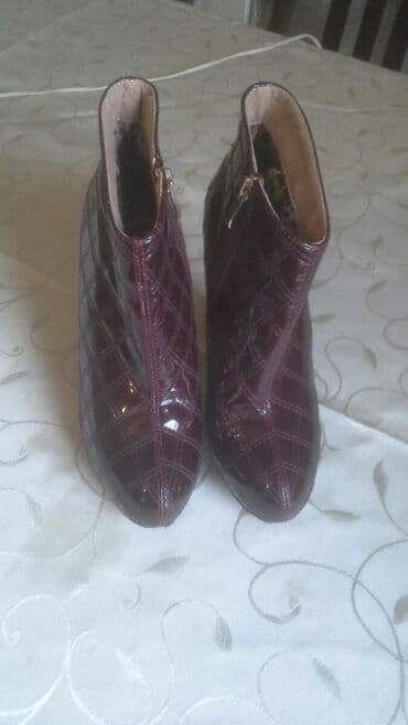 qadın çəkmə: Ölçü: 37, rəng - Qırmızı, Yeni — 2