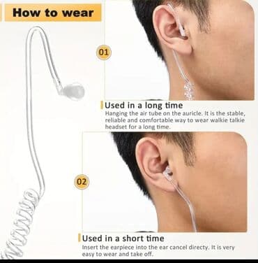 tek qulaqli nausnik: Новый Проводные Наушники — 3