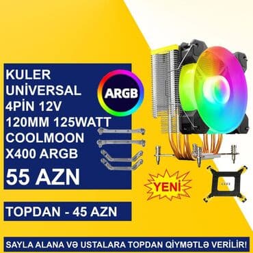 cpu kuller: Kulerlər/Fanlar/Breketlər SAYLA ALANA VƏ USTALARA TOPDAN QİYMƏTLƏ — 3