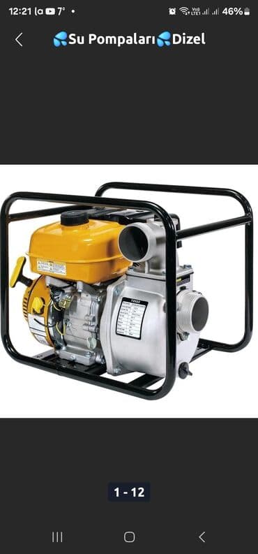 su nasosu qiymətləri: Nasos, Suvarma üçün, quraşdırılma Səthi, Yeni — 9