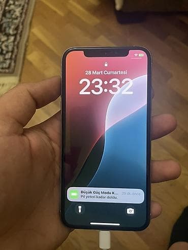 iphone x satilir: IPhone Xs, 256 GB, Gümüşü, Simsiz şarj, Face ID — 6