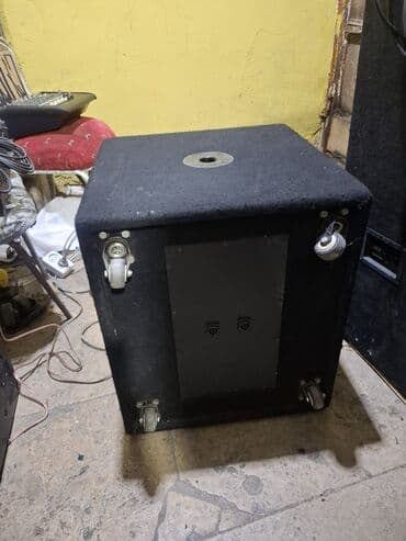 Усилители: Колонка, Тип - Сабвуфер, цвет - Черный — 2