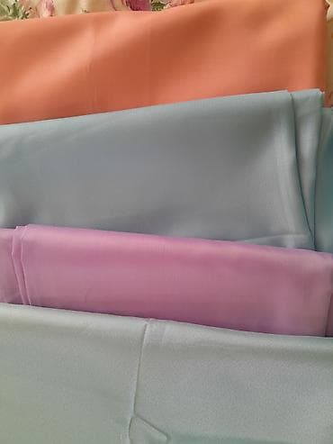 bamboo tekstil: Məhsul: Rəngli astarlıq/parça dəsti Təsvir: - Yumşaq toxumalı, nazik — 4