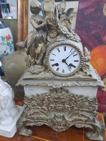 qizil onluq qiymeti 2022: Antiq Fransiz saat mexanik yunqül temir lazimdir — 1