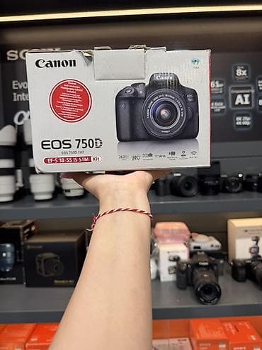 Canon EOS 750D (W) – EF-S 18-55mm IS STM Kit • 24.2 MP APS-C sensor – — 1