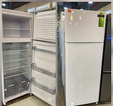 Soyuducu Paltaryuyan televizor vitrinlerin satış mərkəzi: İkiqapılı soyuducu (üst kamera dondurucu) Xüsusiyyətlər: - Rəng: ağ